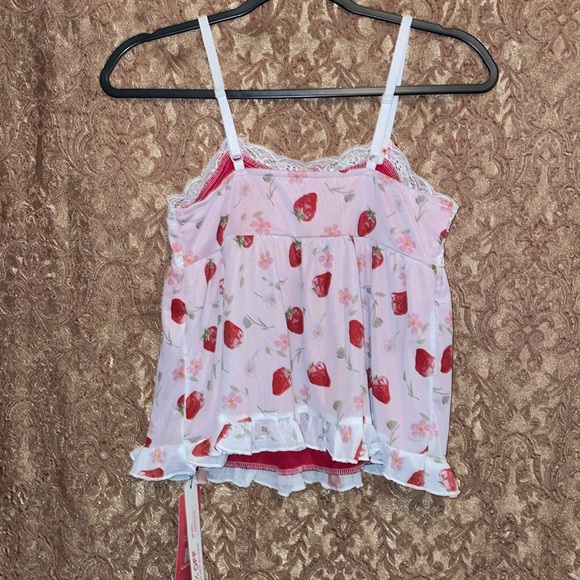 NWT ROMWE Pink Sheer Camisole.  Size 6/Medium Women - Picture 2 of 4